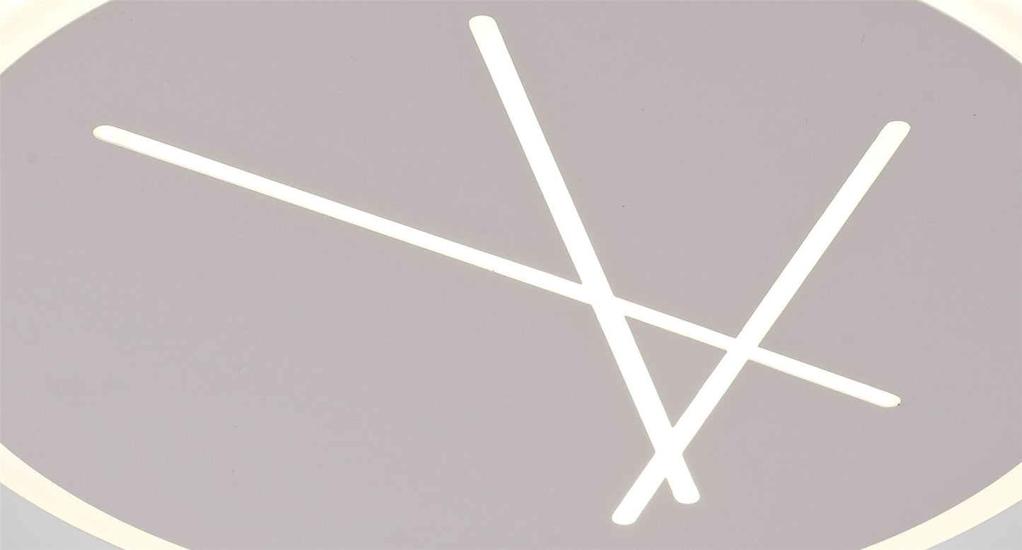Mantra Fusion Kenzo 37.2cm Ceiling 37cm Round, 30W LED, 4000K, 2100lm, Sand White, 3yrs Warranty Ceiling