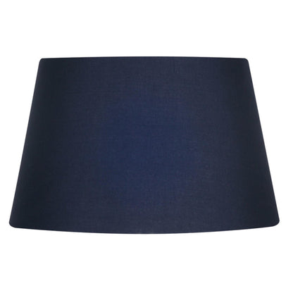 Navy Cotton Drum Lamp Shade 14 inch S901/14NA - Oaks Lighting