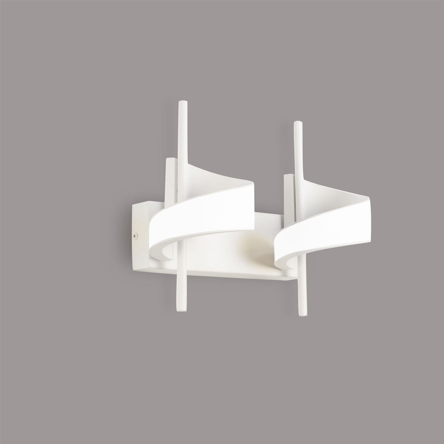 Mantra Tsunami 2 Light Spiral Wall Light, 24W LED, 3000K, 1800lm, Sand White, 3yrs Warranty