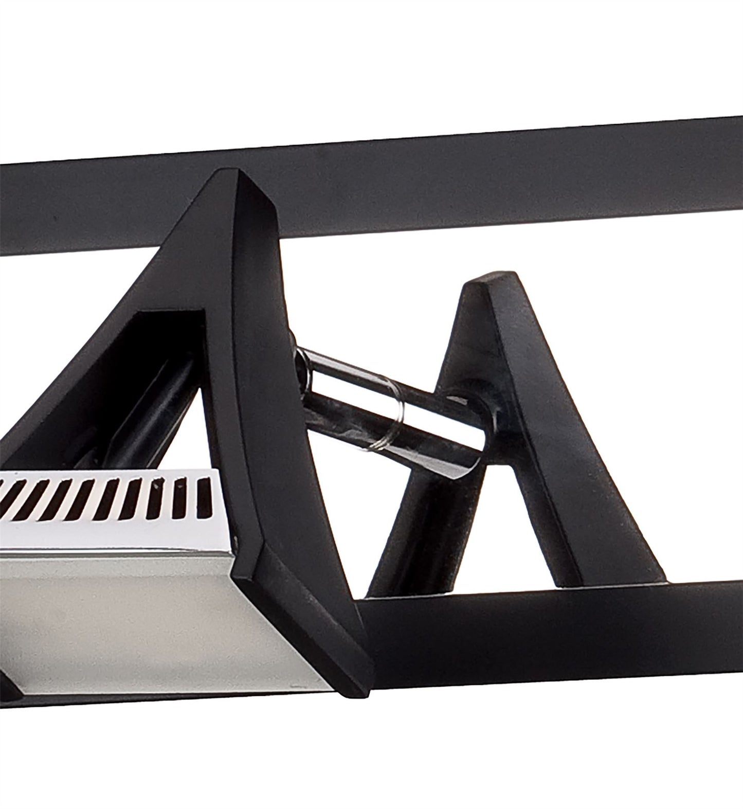 Mantra Fusion Filippo Linear Spot Light 4 Light LED 20W 3000K, 1750lm, Matt Black/Polished Chrome, 3yrs Warranty