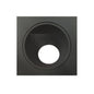 Mantra Fusion Brandon Recessed Downlight Square, 1 x GU10 (Max 12W), Matt Black, Cut Out: 98mm, Lampholder Included