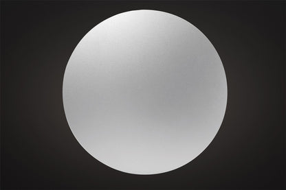 Mantra Fusion MC0111 Bora Bora Wall Light 13.5cm Round 6W LED 3000K, 540lm, Silver Paint, 3yrs Warranty
