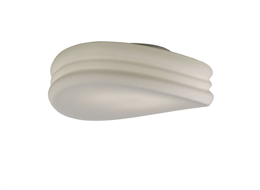 Mantra M3623 Mediterraneo Ceiling/Wall 3 Light E27 Large, Frosted White Glass