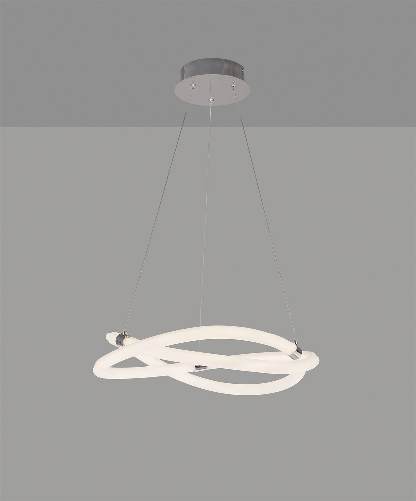Mantra Infinity II 51cm Ceiling Light, 42W LED, 3000K, 3150lm, IP20, Chrome, 3yrs Warranty