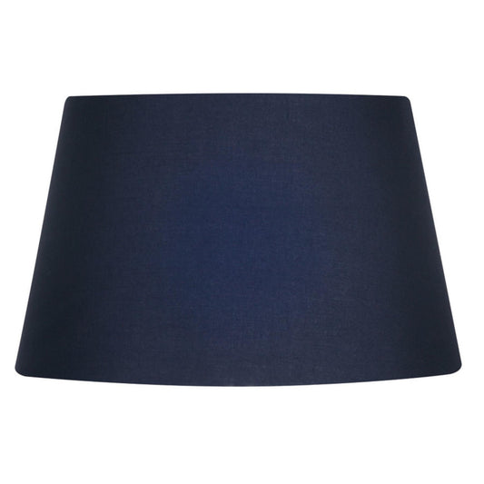 Navy Cotton Drum Lamp Shade 10 inch S901/10NA - Oaks Lighting