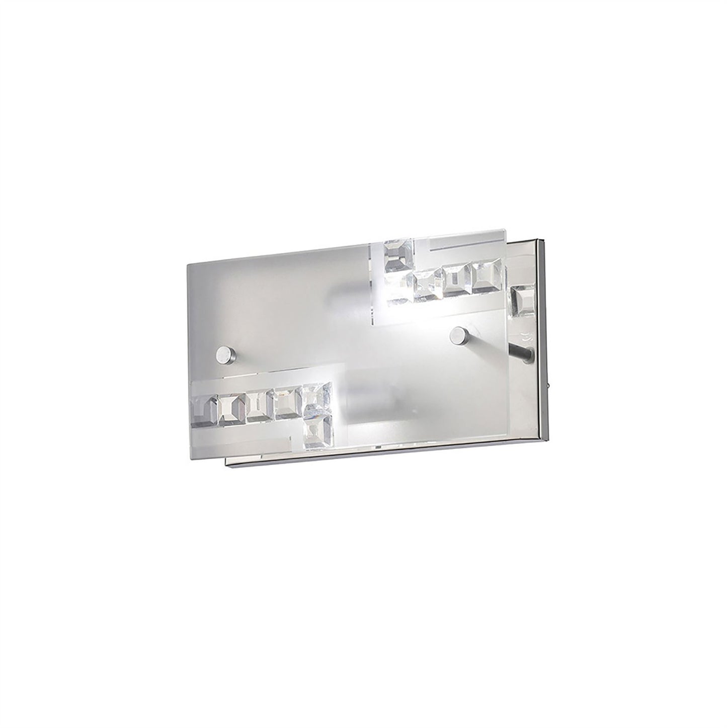 Diyas Starlet Wall Light Switched 2 Light G9 Polished Chrome/Glass/Crystal