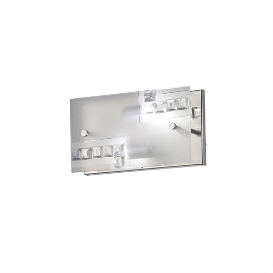 Diyas Starlet Wall Light Switched 2 Light G9 Polished Chrome/Glass/Crystal
