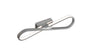 Mantra M5983 Bucle Wall Light 20W LED 3000K, 1750lm, Polished Chrome/White/Frosted Acrylic, 3yrs Warranty