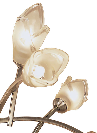 Mantra Pietra 70cm Pendant 3 Arm 6 Light G9, Antique Brass