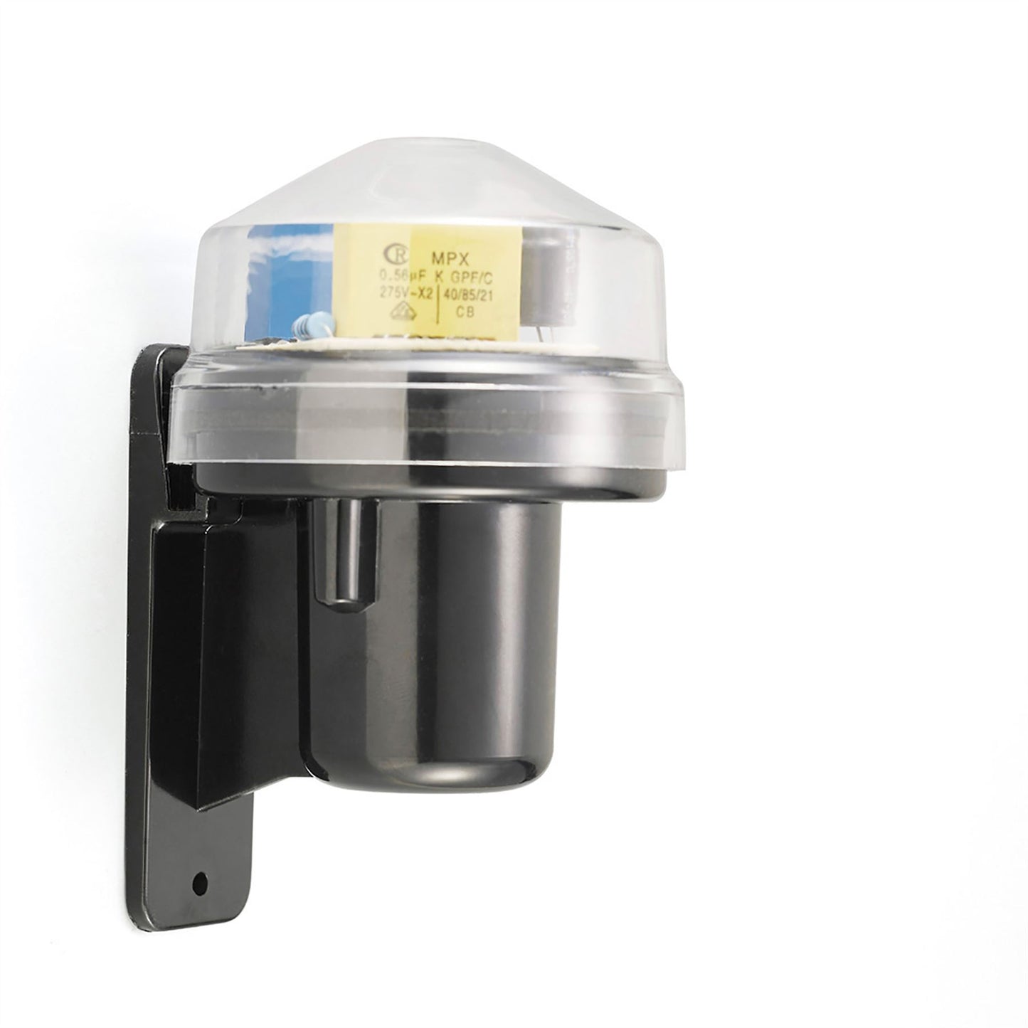 Deco Espial Wall Mounted Photocell Kit IP65 5-45Lux 10A Clear Cover/Black Ancillary