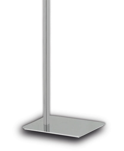 Mantra M6144 Cinto Floor Lamp 163cm, 7W LED, 3000K, 540lm Dimmable, Polished Chrome, 3yrs Warranty