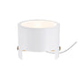 Mantra M5592 Cube Table Lamp Wide 1x40W, White Metal/Wood