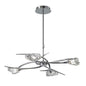 Mantra M1453 Eclipse Telescopic Semi Flush Convertible 4 Light G9, Polished Chrome