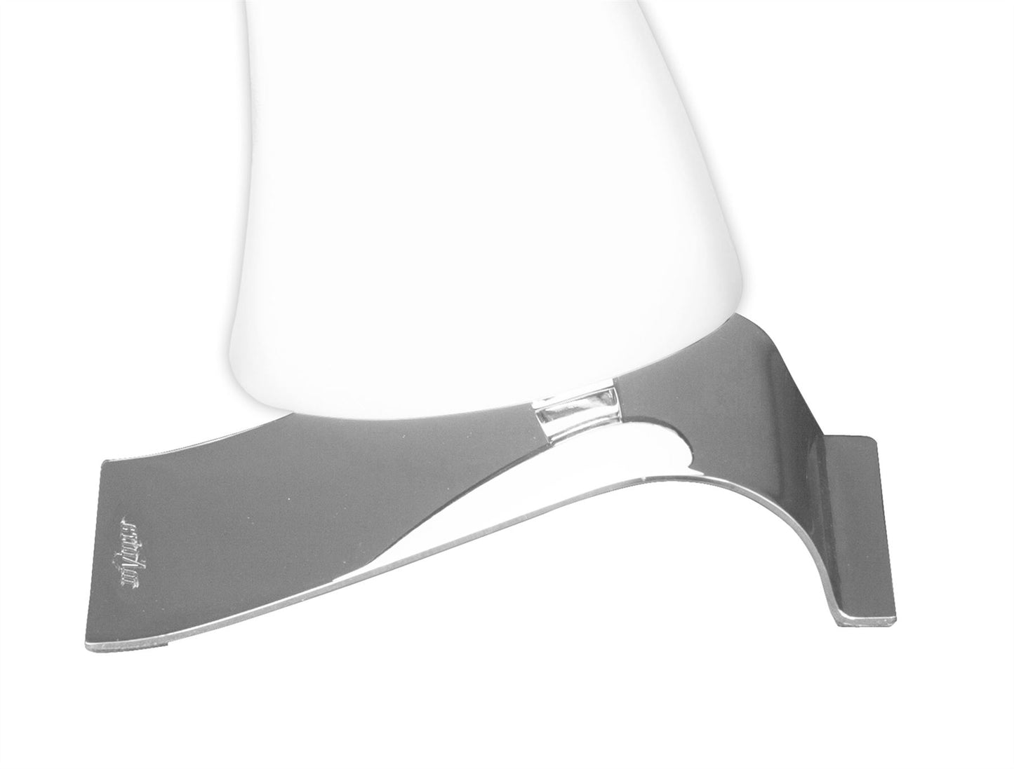 Mantra Mistral LED M3811 Mistral Table Lamp Left 6W LED 3000K, 540lm, Polished Chrome/Frosted Acrylic, 3yrs Warranty