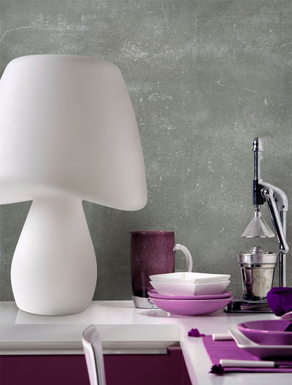 Mantra M1500 Cool Table Lamp 2 Light E27 Outdoor IP65, Opal White
