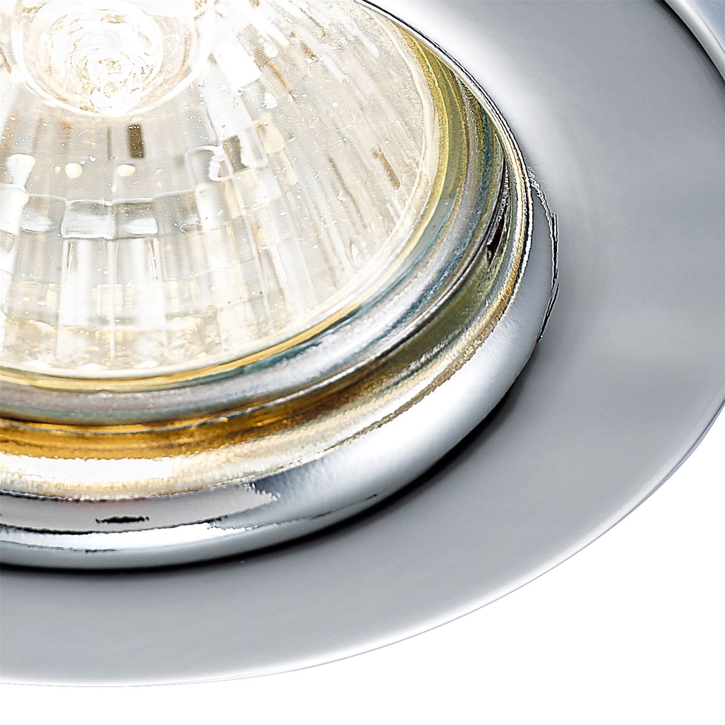 Deco Hudson GU10 Fixed Downlight Polished Chrome (Lamp Not Included), Cut Out: 60mm