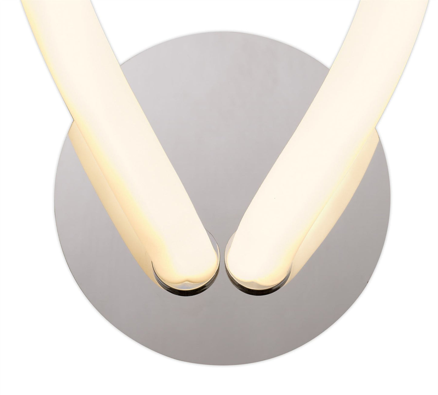 Mantra Knot LED II Knot II Switched Wall Light, 12W LED, 3000K, 900lm, IP20, Chrome, 3yrs Warranty