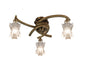 Mantra Alaska GU10 37cm Ceiling 3 Light L1/SGU10, Antique Brass, CFL Lamps INCLUDED