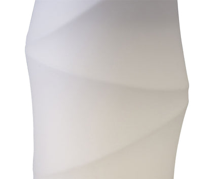Mantra Bambu Tall Pot No Light Outdoor, Opal White