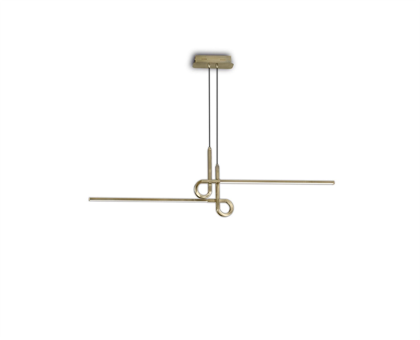 Mantra M6122 Cinto Pendant 24W LED, 3000K, 1950lm, Antique Brass, 3yrs Warranty