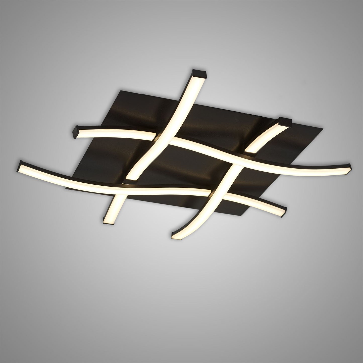 Mantra M5828 Nur Brown Oxide Square Ceiling 34W LED 2800K, 2600lm, Dimmable Frosted Acrylic/Brown Oxide, 3yrs Warranty - M5828 Ceiling