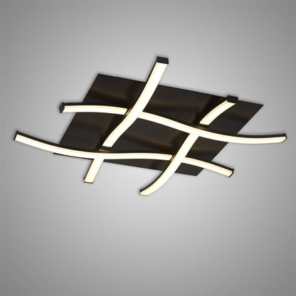 Mantra M5828 Nur Brown Oxide Square Ceiling 34W LED 2800K, 2600lm, Dimmable Frosted Acrylic/Brown Oxide, 3yrs Warranty - M5828 Ceiling