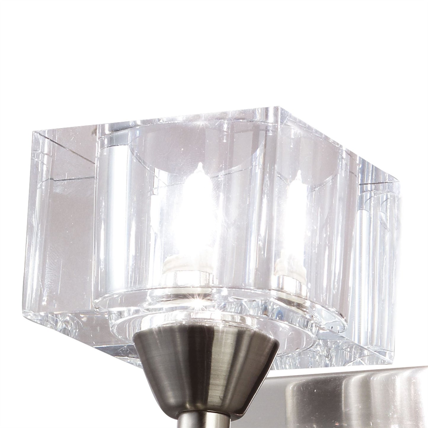 Mantra Cuadrax SN Cuadrax Wall Light 1 Light G9, Satin Nickel (0004029)