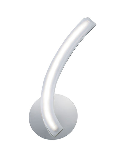 Mantra On Wall Light Right Switched 5W LED 3000K, 500lm, Polished Chrome/Frosted Acrylic, 3yrs Warranty