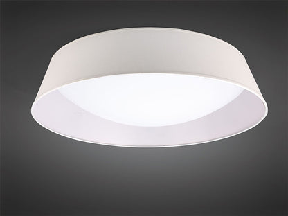 Mantra Nordica Plafones M4963 Nordica Ceiling 60W LED 90cm Off White 3000K, 4200lm, White Acrylic with Ivory White Shade, 3yrs Warranty