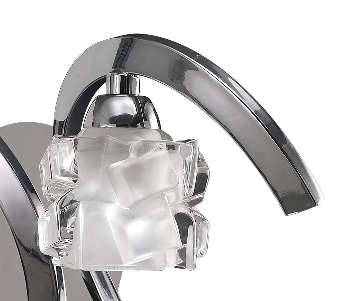 Mantra Ice Wall Light Switched 1 Light G9 ECO, Polished Chrome