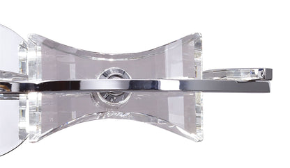 Mantra Kromo Wall Light Switched 2 Light G9, Polished Chrome