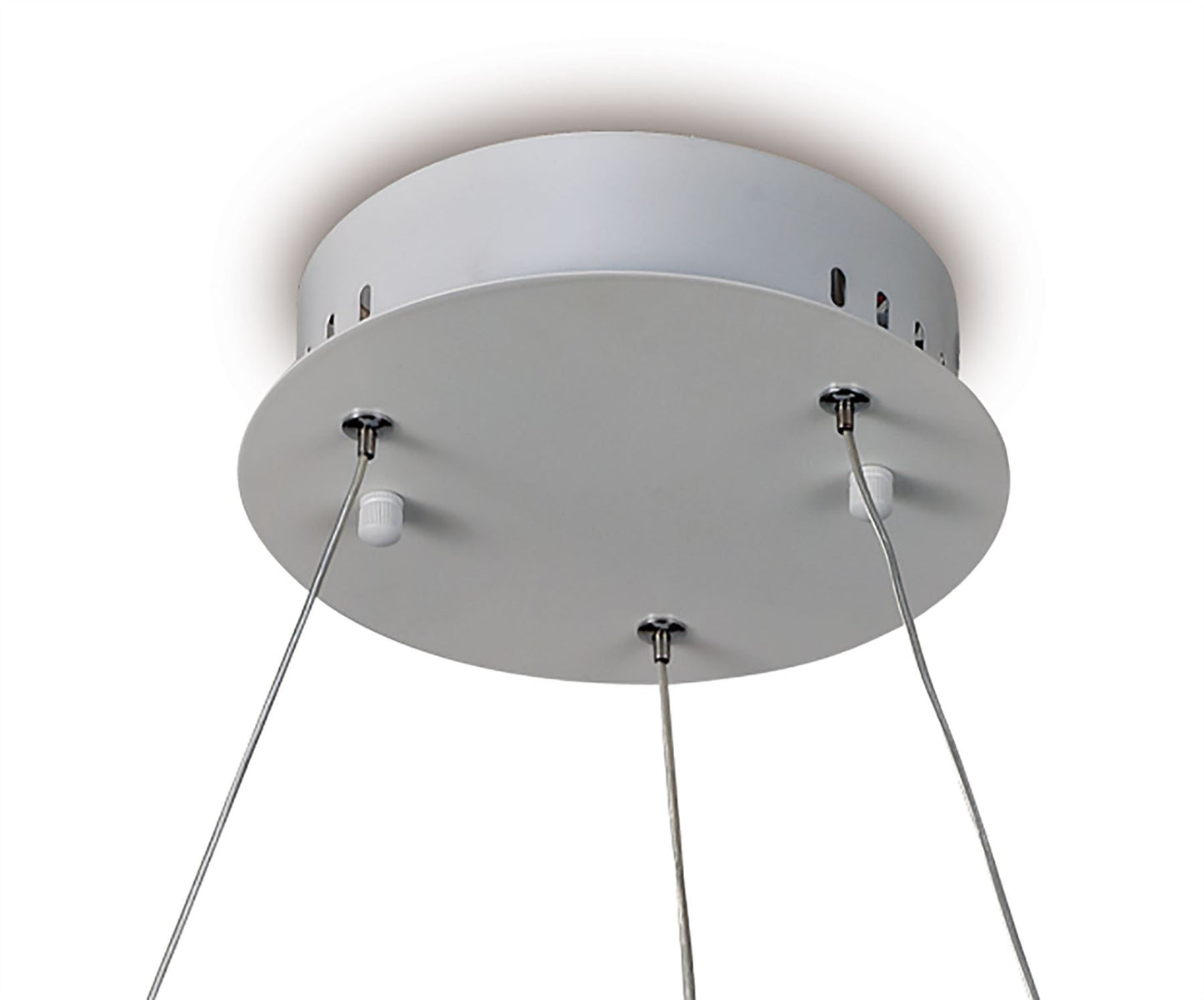 Mantra Fusion M5762 Lunas Pendant 63.5cm x 46.3cm 43W LED 3000K, 2120lm, RF Remote Control White, 3yrs Warranty