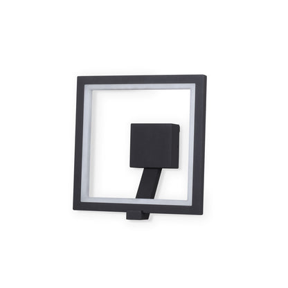 Mantra Fusion Rodas Wall Light, 9.5W LED, 3000K, 700lm, IP65, Anthracite, 3yrs Warranty