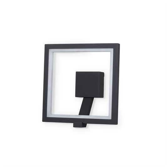 Mantra Fusion Rodas Wall Light, 9.5W LED, 3000K, 700lm, IP65, Anthracite, 3yrs Warranty