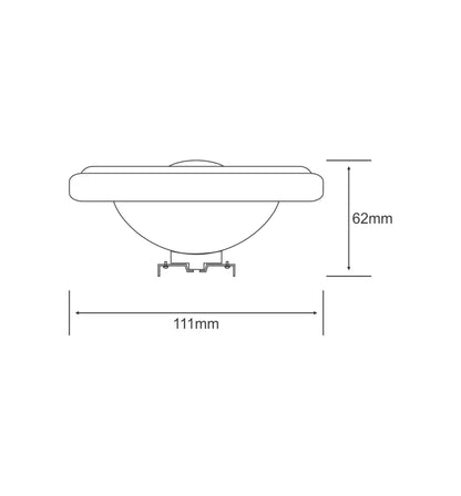 Luxram Halogen AR111 G53 Aluminium 75W 24° Halogen