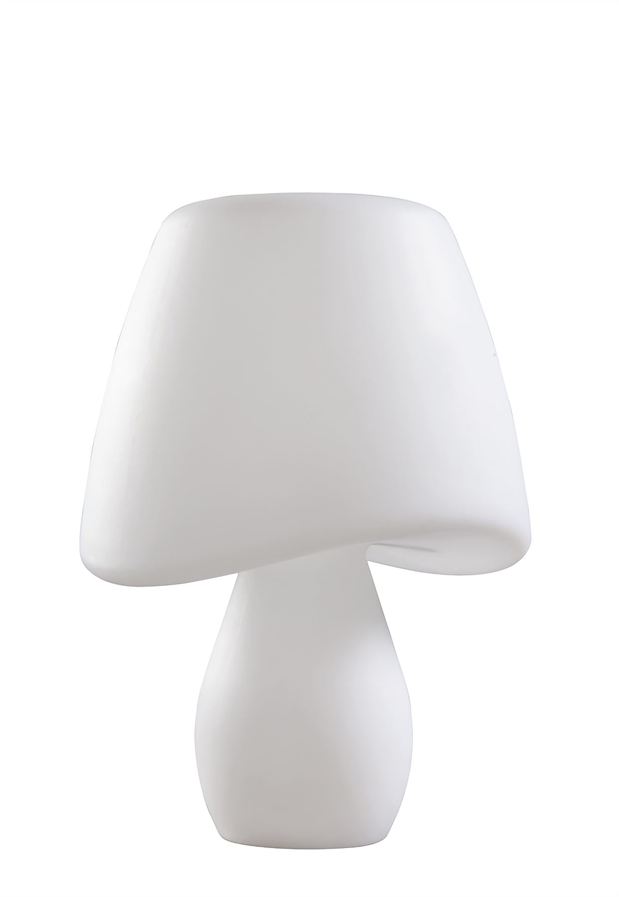 Mantra M1500 Cool Table Lamp 2 Light E27 Outdoor IP65, Opal White