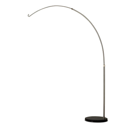 Mantra Fusion Kinke Long Reach Floor Stand with Hook, Stainless Steel/Black Marble, 2.5kg Maximum Load, 2yrs Warranty Item Weight: 15kg Exterior