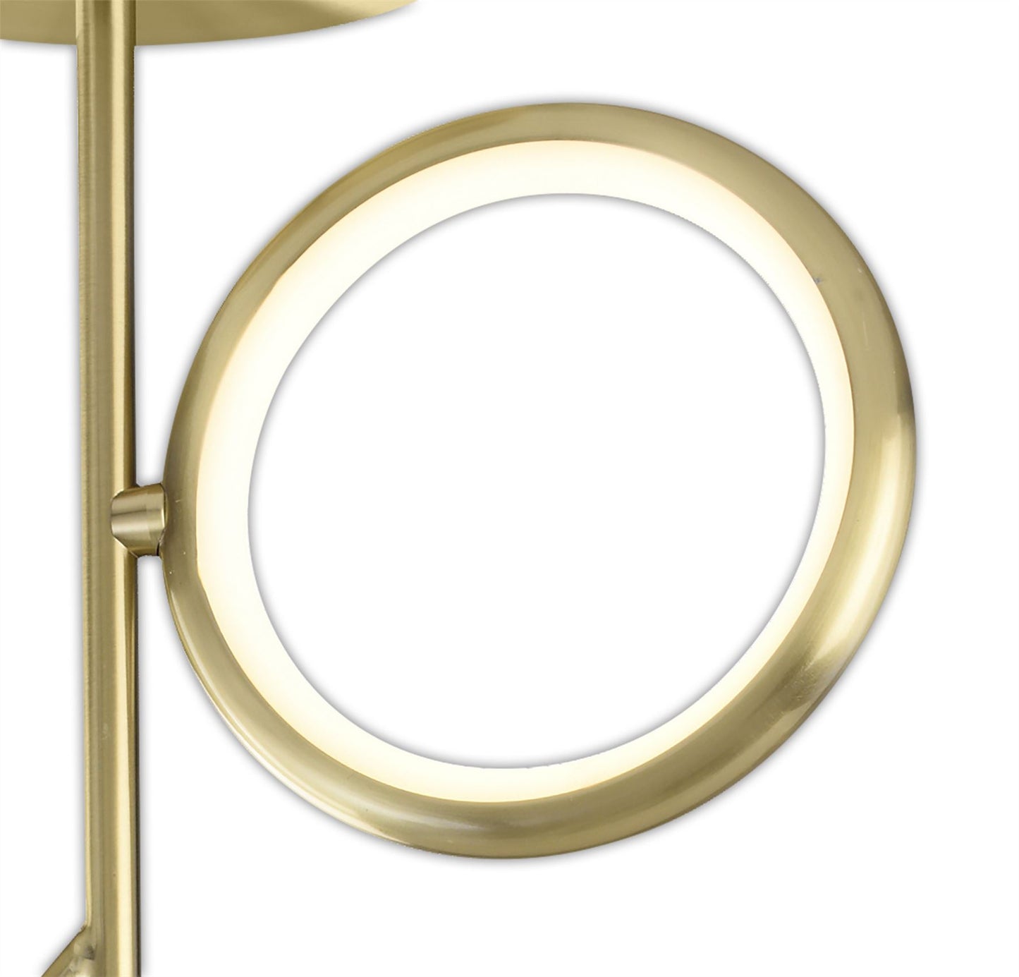 Mantra Olimpia Ceiling Light, 36W LED, 3000K, 2700lm, IP20, Satin Gold, 3yrs Warranty