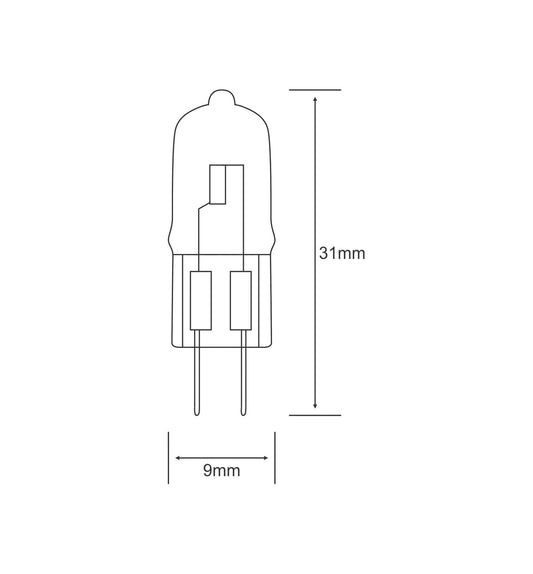 Luxram Halogen Bi-Pin Supreme Clear 12V 5W G4 Halogen