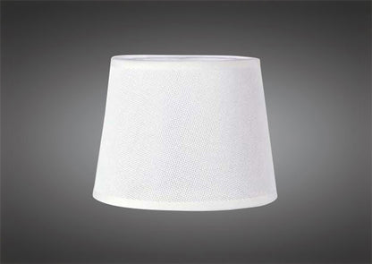 Mantra M5322 Habana White Round Shade 210/240mm x 165mm, Suitable for Table Lamps