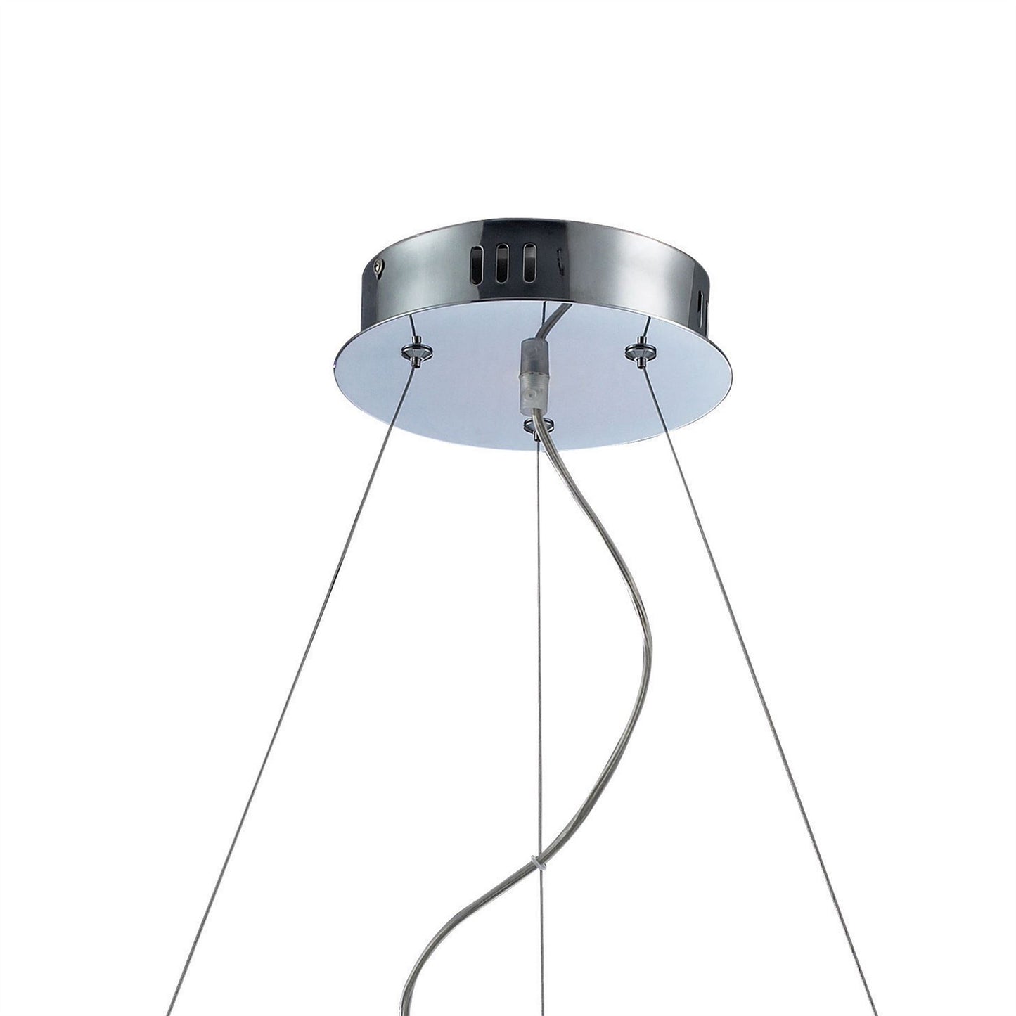 Diyas Galaxy 47cm  Round Small 27W LED 6000K Polished Chrome/Crystal Ceiling Pendant Light Fitting