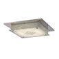 Diyas Ines Square Flush  75 X 0.72W LED 3600K Polished Chrome/Crystal, 3yrs Warranty Crystal Ceiling Light Fitting