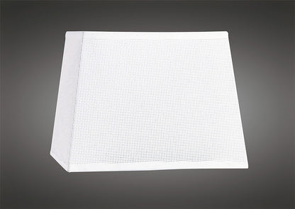 Mantra M5239 Habana White Square Shade 160/200 x 152mm, Suitable for Wall Lights