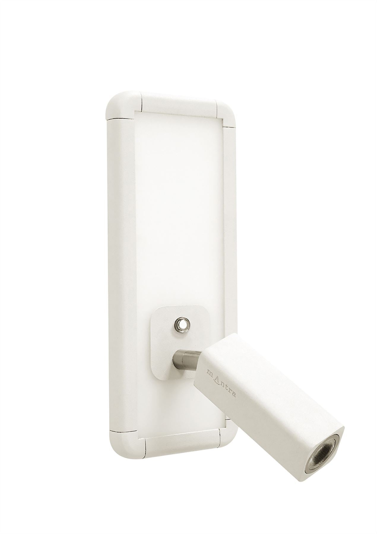Mantra M5257 Ibiza Wall Light Single Head with Backlit Light 10W LED White 4000K, 700lm,, 3yrs Warranty