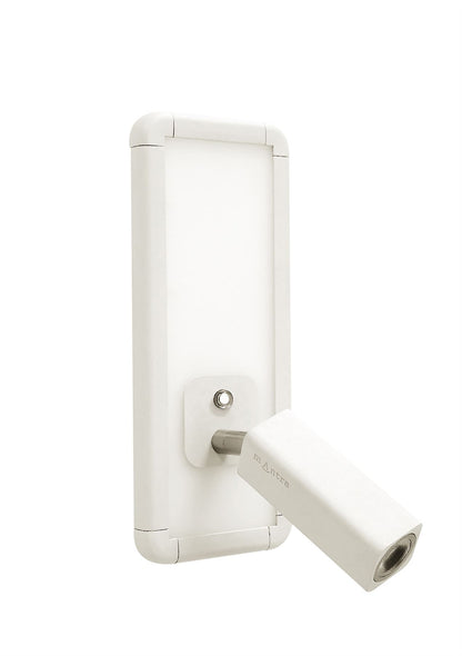 Mantra M5257 Ibiza Wall Light Single Head with Backlit Light 10W LED White 4000K, 700lm,, 3yrs Warranty