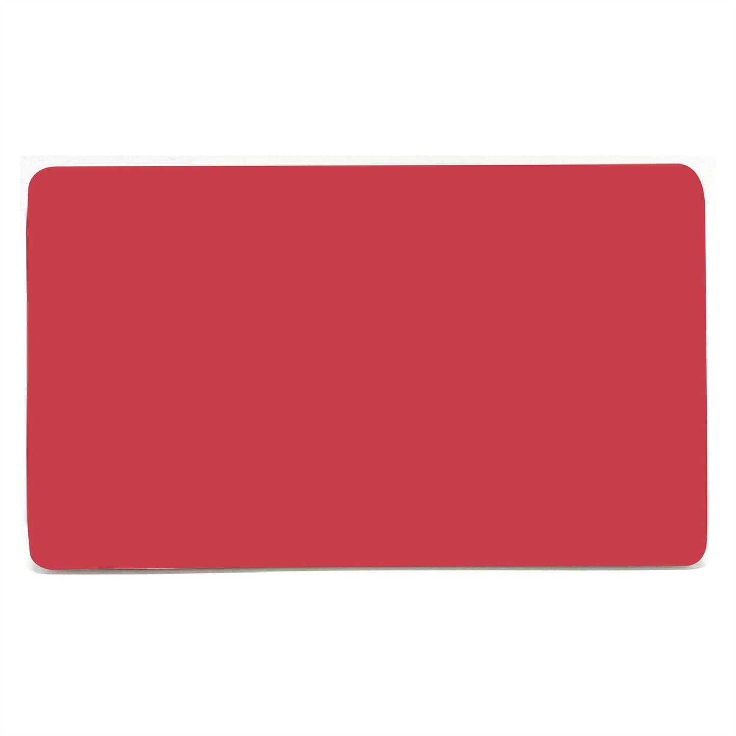 Trendi 2 Gang Artistic Modern Glossy Tactile Double Blanking Plate Strawberry
