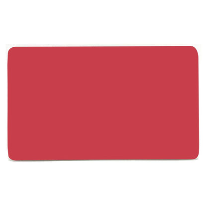 Trendi 2 Gang Artistic Modern Glossy Tactile Double Blanking Plate Strawberry