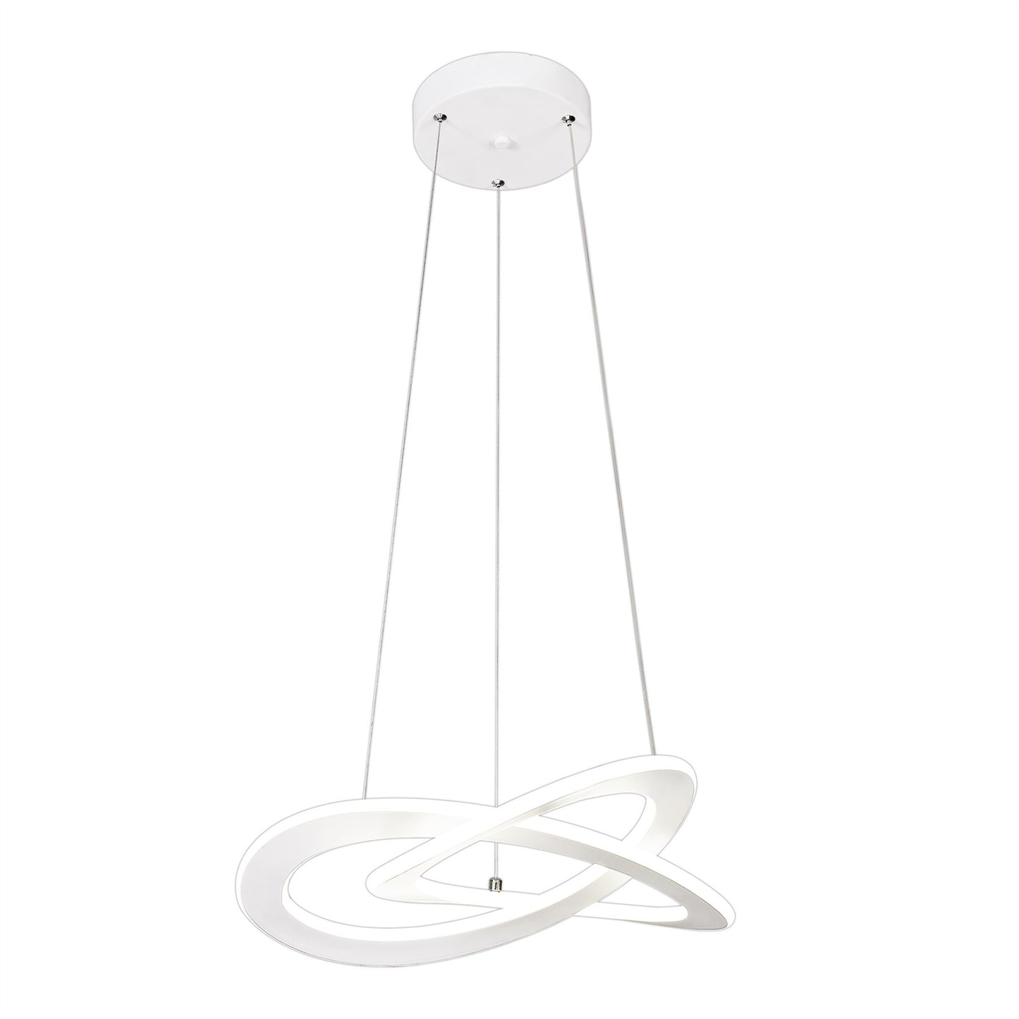 Mantra Planet 49cm Pendant, 40W LED, 3000K, 1800lm, White, 3yrs Warranty
