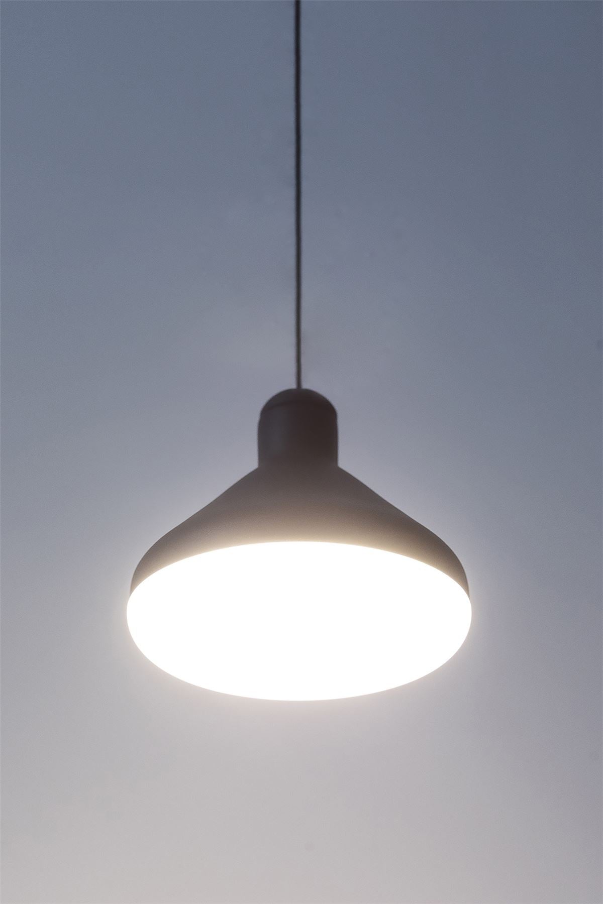 Mantra Fusion Sirio 13.5cm 1 Light Pendant, 8W LED, 3000K, 590lm, Black, 3yrs Warranty