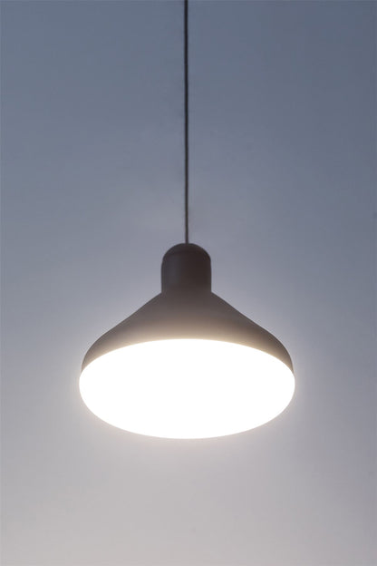 Mantra Fusion Sirio 13.5cm 1 Light Pendant, 8W LED, 3000K, 590lm, Black, 3yrs Warranty